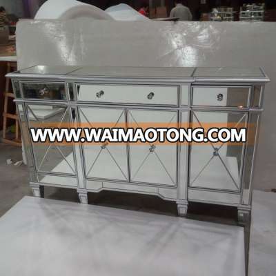 Vanity modern designs mirrored furniture table