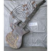 Antique "Guitar " design metal  Wall Decor