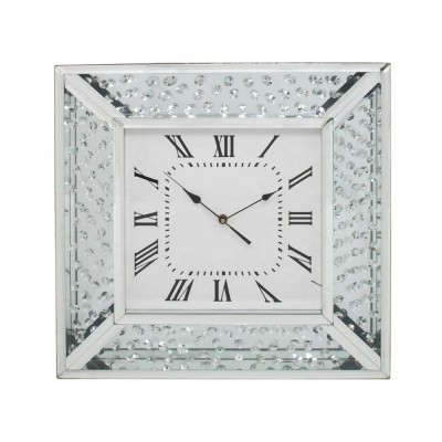 Modern design factory price mirrored  wall clock