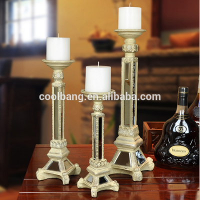 Stylish rustic wedding decoration bell shaped floor standing candle holder