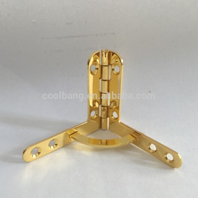 T shape quadrant hinge hardware for wooden box corners