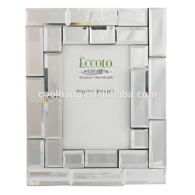 Top quality unique standard sizes custom sized mirrored picture frames